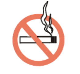 “Do not smoke” symbol
