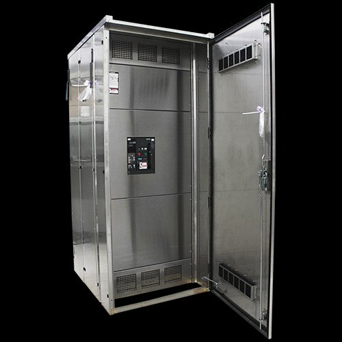 Cuadro eléctrico de acero inoxidable para interiores