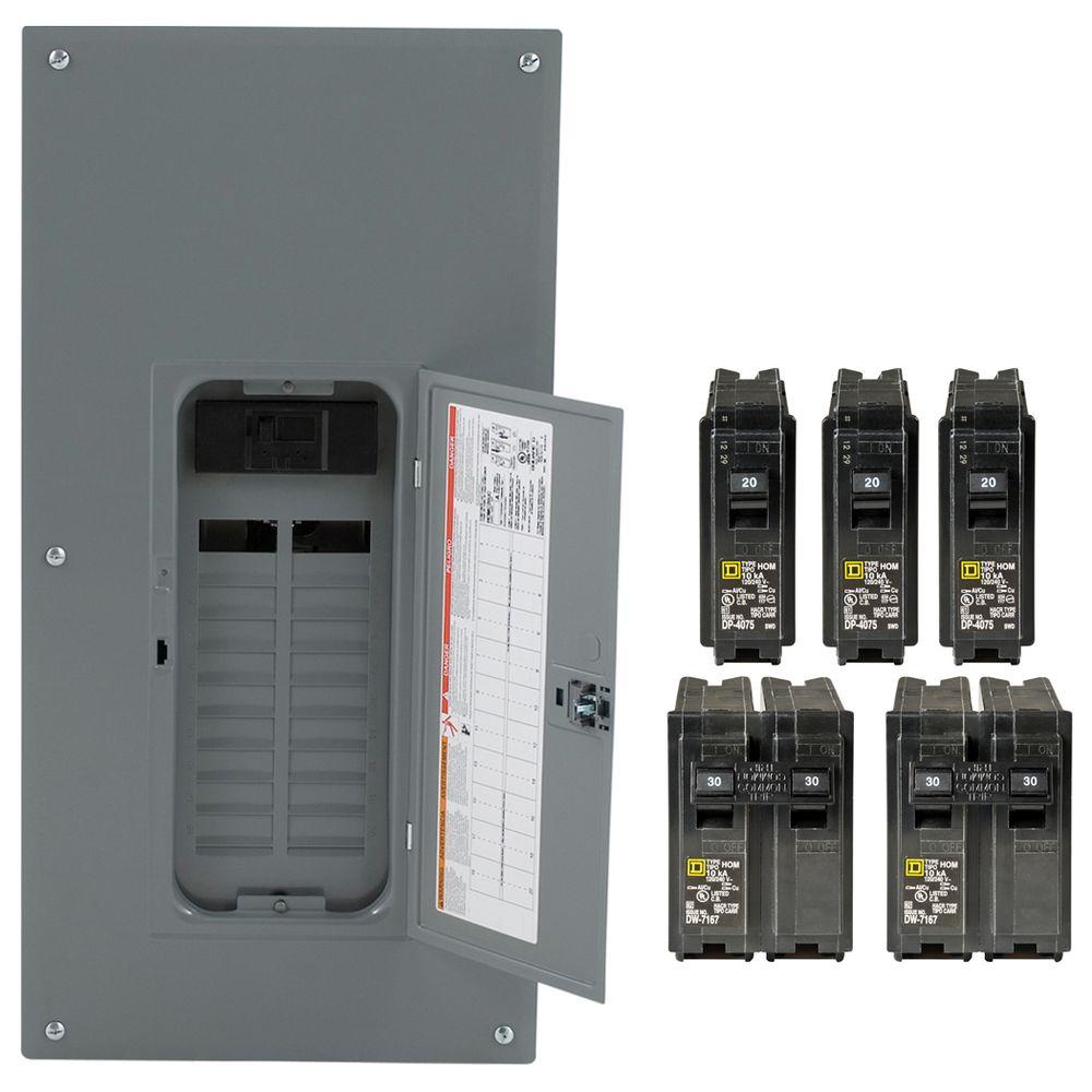 Main Breaker Square D Electric Panel