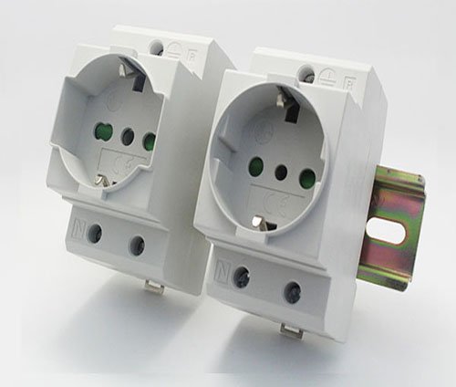 DIN Rail Electrical Socket