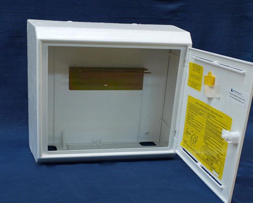 Coffret de compteur de gaz monté en surface