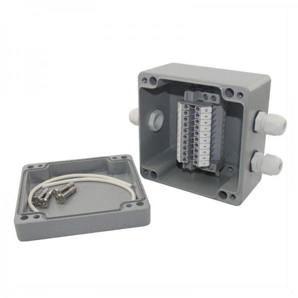 Aluminum DIN rail junction box