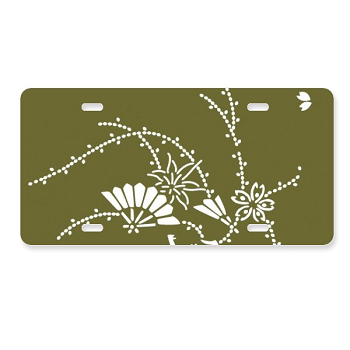 Cultural Stainless Steel License Plate