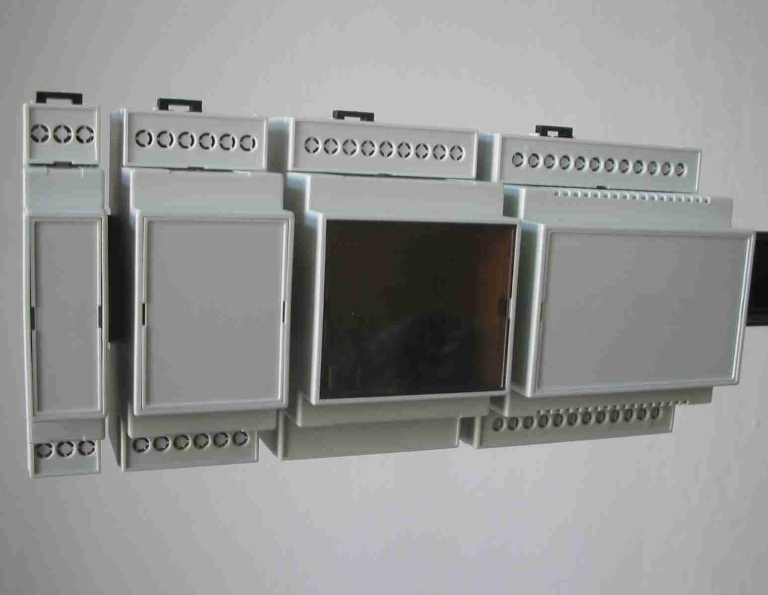 DIN rail enclosures