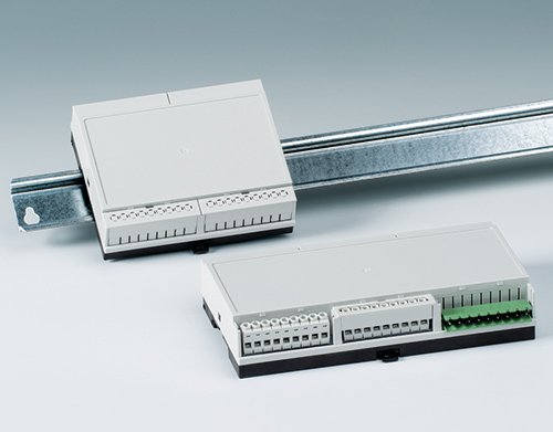 Plastic DIN rail enclosures