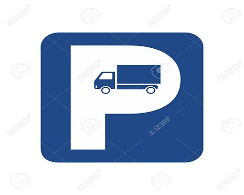 Truck Parking Sign