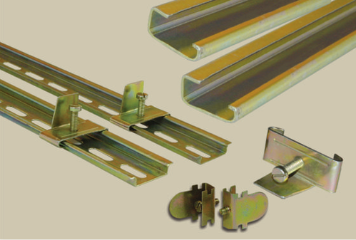 Various types of DIN rails