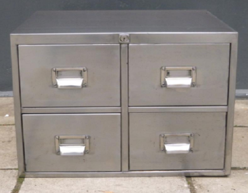 Vintage Metal Filing Cabinet