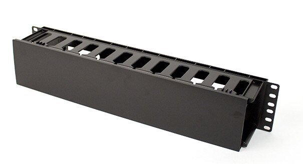 Plastic with Cover Horizontal Cable Manager