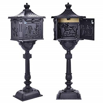 Antique Cast Iron Mailbox