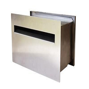 Brushed Steel Wall Embedded Letterbox