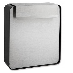 Brushed Steel Wall mount Letterbox