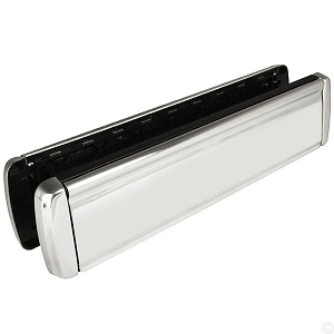 Coastal Brushed Steel Letterbox