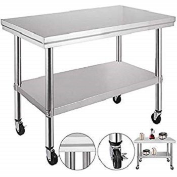Mobile Stainless Steel table