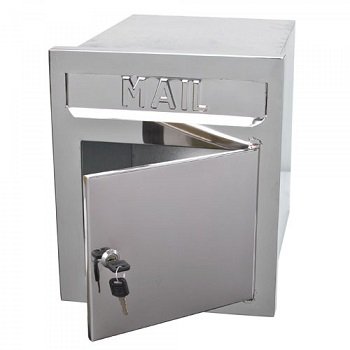 Rust Resistant Stainless Steel Locking Mailbox