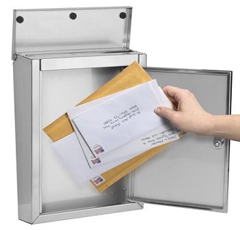 Stainless Steel Locking Mailbox2
