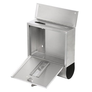Waterproof Stainless Steel Locking Mailbox
