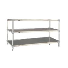 Solid Stainless Steel Shelves