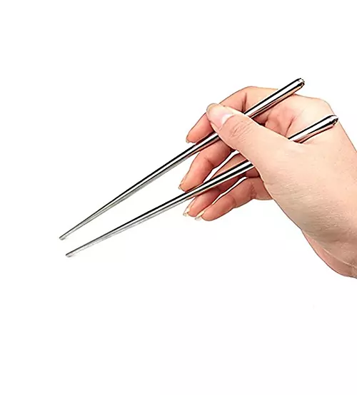 Plain Design Stainless Steel Chopsticks