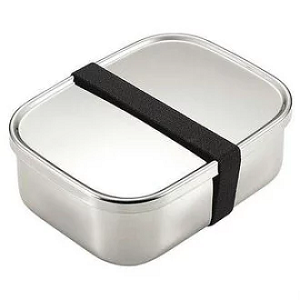 Square Stainless Steel Bento Box