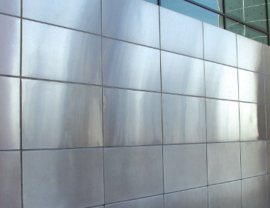 Stainless steel wall panels