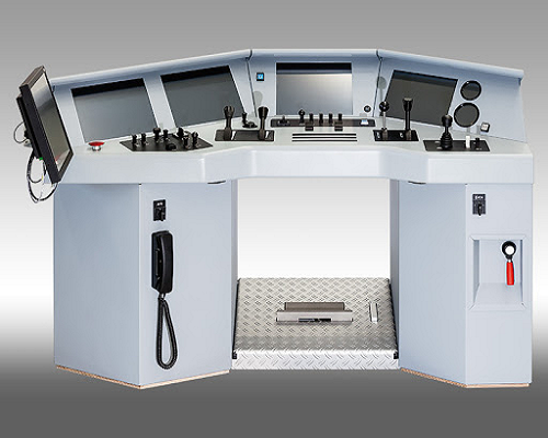 Consola de control del tren