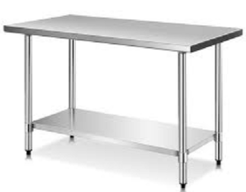 stainless steel prep table
