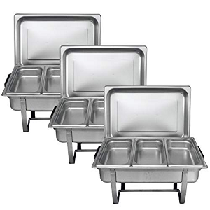 8 Quart Full Size Stainless Steel Buffet Server