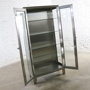 Industrial Stainless Steel Cabinets Display