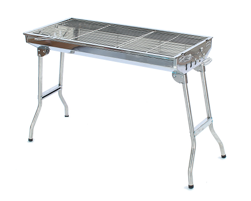 Suporte para churrasco de aço inoxidável 4
