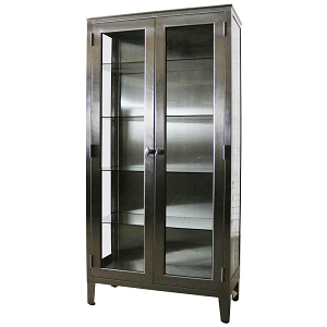 Vintage Industrial Stainless Steel Cabinets