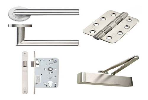 Fire door fitting