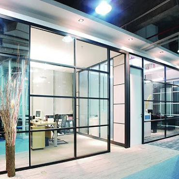 Office Room Glass Partition Wall