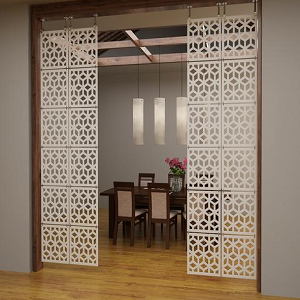 Carved Partition Wall