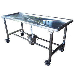 Corpse Dissection Medical Autopsy Stainless Steel Table