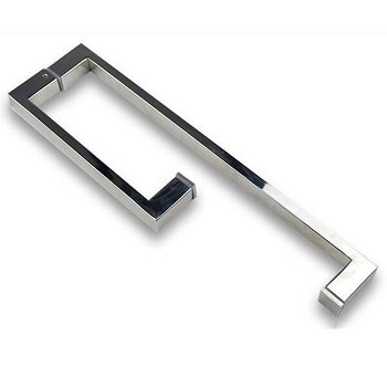 Chrome Glass Door Handles