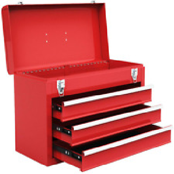 Three Drawers Garage Metal Tool Cabinet