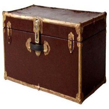 Antique-style Steel Trunk Box