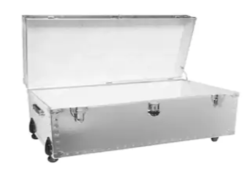 Steel Trunk Box with Wheels