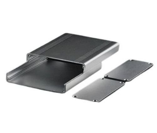 Split-body extruded aluminum enclosure