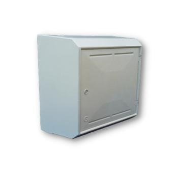 Caja de medidor de gas de superficie con placa posterior