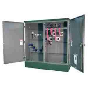 Three-phase pad mount electrical enclosure