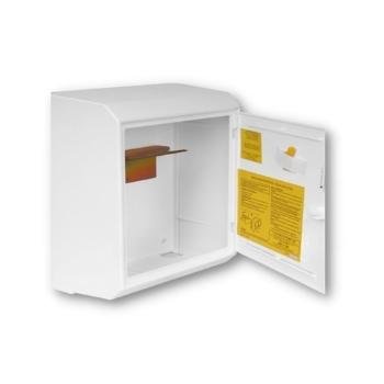 Caja de medidor de gas de superficie blanca