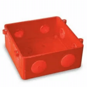 Orange PVC Junction Box