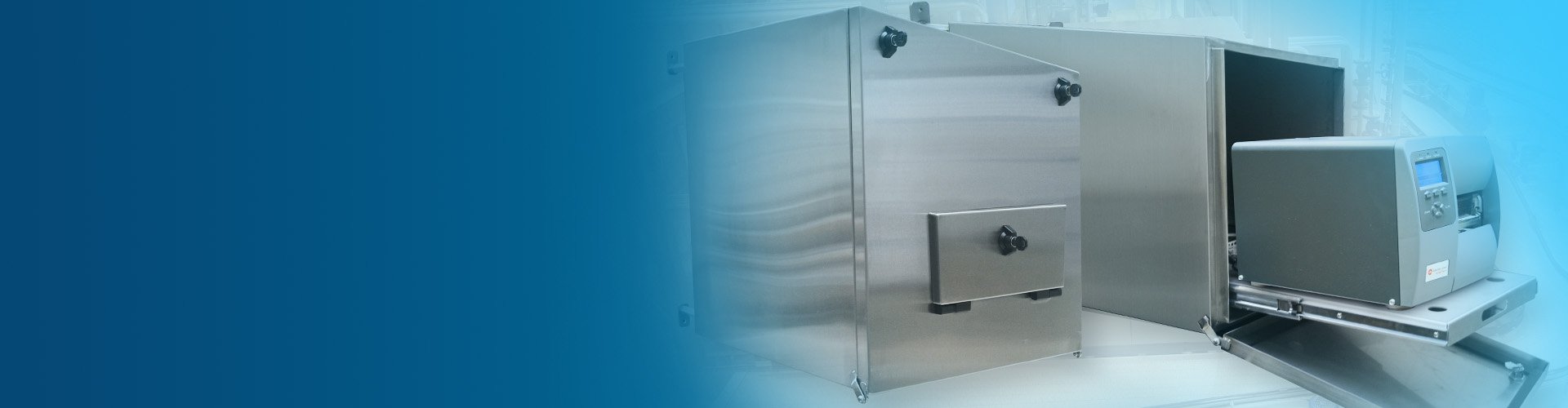 ステンレススチール製プリンター筐体