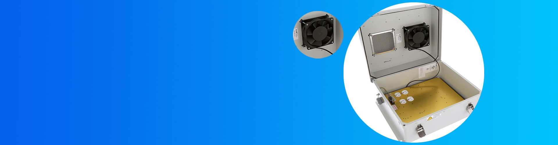 Weatherproof Enclosure with Fan