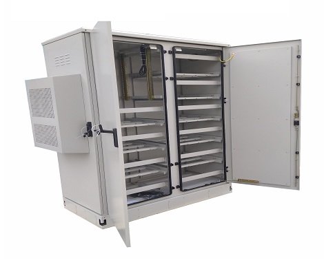 Armoire de batterie extérieure en aluminium