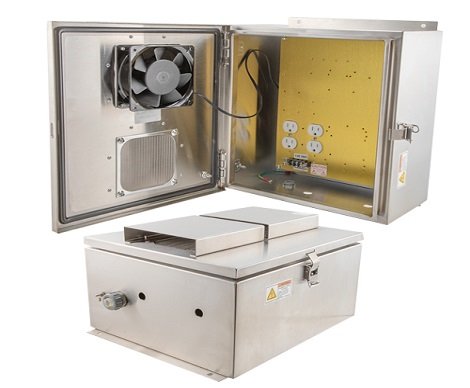 Caja para montaje en poste para exteriores NEMA 6
