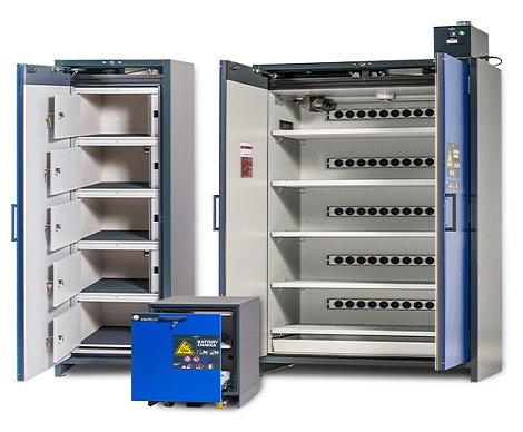Armoire à batterie extérieure à 5 étagères