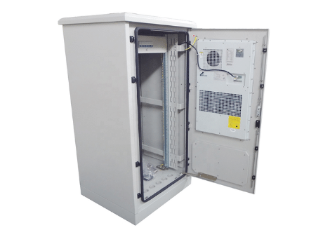 Galvanized Steel Fiber Optic Outdoor Battery Cabinet